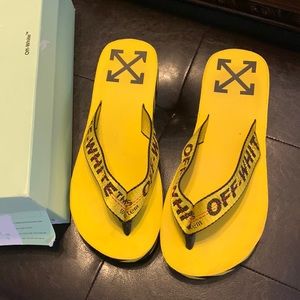 Off -White Flip Flops by Virgil Abloh